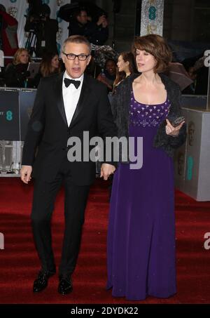 Christoph Waltz bei der Ankunft auf dem roten Teppich während der BAFTA (BAFTA British Academy Film Awards) in London, Großbritannien am 10. Februar 2013. Foto von Denis Guignebourg/ABACAPRESS.COM Stockfoto