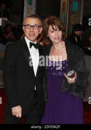 Christoph Waltz bei der Ankunft auf dem roten Teppich während der BAFTA (BAFTA British Academy Film Awards) in London, Großbritannien am 10. Februar 2013. Foto von Denis Guignebourg/ABACAPRESS.COM Stockfoto