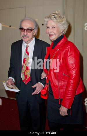 Daniele Gilbert und ihr Ehemann nahmen am 25. Februar 2013 an der Gala d'Enfance Majuscule Teil, einer Wohltätigkeitsorganisation zur Bekämpfung von Kindesmissbrauch in Salle Gaveau in Paris. Foto von Aurore Marechal/ABACAPRESS.COM Stockfoto