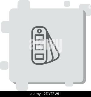 pantone Vektor-Symbol Moderne einfache Vektor-Illustration Stock Vektor