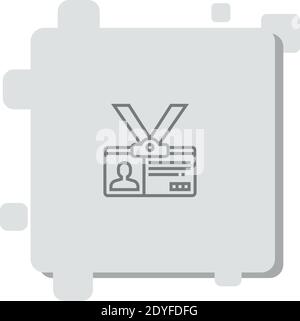 Karte Vektor-Symbol Moderne einfache Vektor-Illustration Stock Vektor