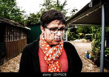 FRA - DAS TÄGLICHE LEBEN - ANJOU. Moment des täglichen Lebens in der Maine et Loire Kampagne. FRA - VIE QUOTIDIENNE - ANJOU. Moment de vie quotidienne dans la Campag Stockfoto