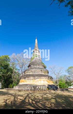 Die Chedi im Wat Umong, Chiang Mai, Thailand Stockfoto