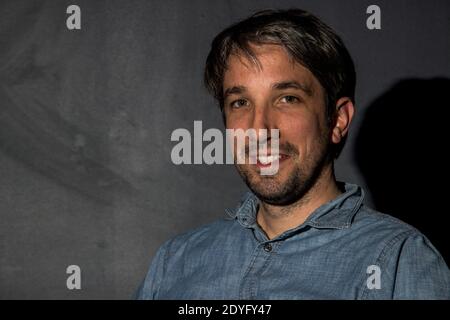 Guillaume Meurice. Porträt des Humoristen und Chronisten von Frankreich Inter Guillaume Meurice. Guillaume Meurice. Portrait de l'humoriste et chroniqueu Stockfoto