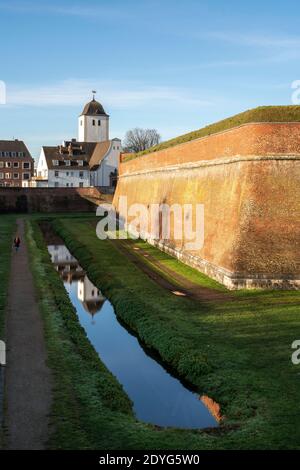 Jülich, Zitadelle, nach 1545 als Bestandteil einer Idealstadt der Renaissance erbaut, ältestes Zitadelle nördlich der Alpen. Baumeister: Alessandro Pas Stockfoto