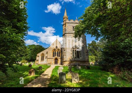 Die Kirche von St. James der große in Birlingham, Worcestershire, England Stockfoto