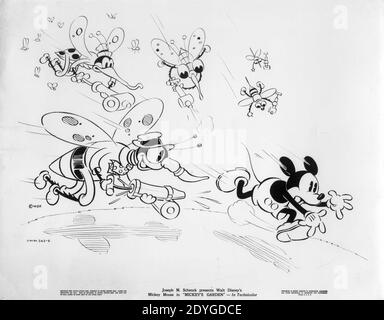 WALT DISNEYS MICKEY MAUS in MICKYS GARTEN 1935 Regisseur WILFRED JACKSON Walt Disney Productions / United Artists Stockfoto