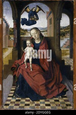 La Virgen con el Niño (Petrus Christus). Stockfoto