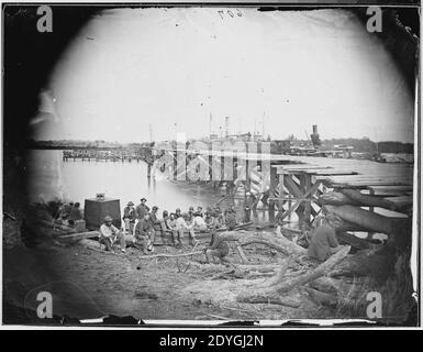 Landung im Weißen Haus, Pamunkey River (4166867196). Stockfoto