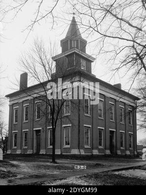 Lawrence County Courthouse, Courthouse Square, begrenzt durch Main Street, Lawrence Street, Market Street & Court Street, Molton (Lawrence County, Alabama). Stockfoto