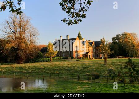 Blick auf Launde Abbey, East Norton Dorf, Leicestershire, England, Großbritannien Stockfoto