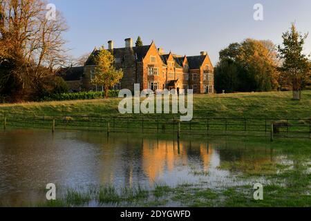 Blick auf Launde Abbey, East Norton Dorf, Leicestershire, England, Großbritannien Stockfoto