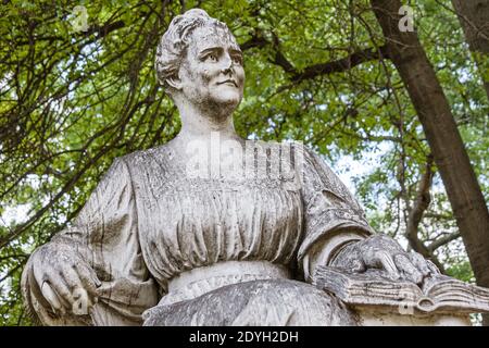 Birmingham Alabama, Linn Park Mary Cahalan Statue Marmordenkmal, Lehrer Direktor, Stockfoto