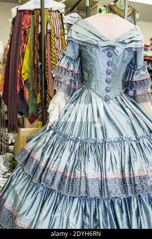 Alabama Montgomery Alabama Shakespeare Festival Kostüm, viktorianisches Kleid, Stockfoto