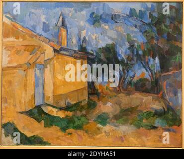 Le Cabanon de Jourdan, von Paul Cezanne, 1906 Stockfoto