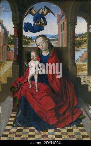 La Virgen con el Niño, por Petrus ChristusFXD. Stockfoto