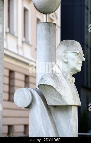 Julius Betetto Denkmal in Ljubljana Stockfoto