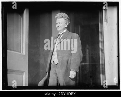 LAFOLLETTE, Robert M. REP. 1885-1891; Gouverneur von Wisconsin, 1901-1906; SENATOR, 1906-1925 Stockfoto