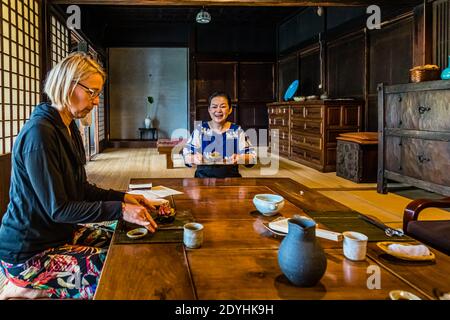 Typisches japanisches Abendessen von Atsuko Kato Stockfoto