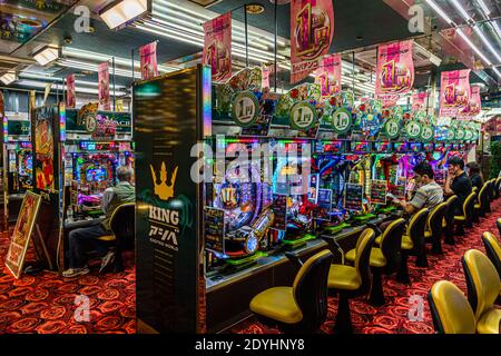 Pachinko Arcade Spiel in Ito, Japan Stockfoto