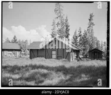 Lake Fish Hatchery Historic Building 04. Stockfoto