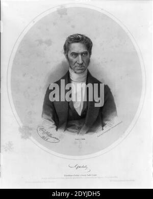 Lambert Adolphe Jacques Quetelet, 1796-1874, Belgien, Statistiken und Astronomie Stockfoto
