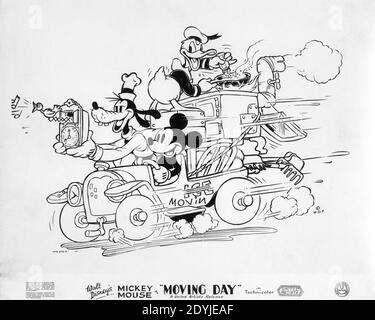 WALT DISNEYS GOOFY MICKEY MAUS und DONALD DUCK in BEWEGUNG TAG 1936 Regisseur BEN SHARPSTEEN Walt Disney Productions / United Interpreten Stockfoto