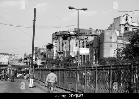 Ägyptische Menschen auf der Straße im Zentrum von Kairo Stockfoto