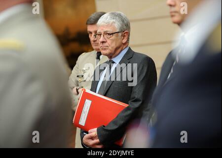 Pierre Rene Lemas, abgebildet während des Treffens der Mitglieder des Komitees für Verteidigung und nationale Sicherheit im Präsidentenpalast von Elysee in Paris, Frankreich, am 29. April 2013. Foto von Jacques Witt/Pool/ABACAPRESS.COM Stockfoto