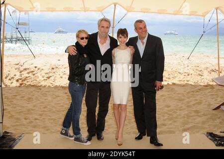 Sami Gayle, Danny Huston, Ari Folman, Robin Wright posieren während Le Congres Photocall in Cannes, Frankreich am 17. Mai 2013. Foto von Alban WytersABACAPRESS.COM Stockfoto