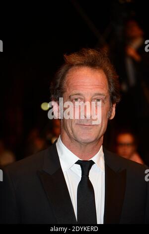 Vincent Lindon bei der Ankunft in La Grande Bellezza und Les Salauds Vorführung im Palais des Festivals im Rahmen des 66. Cannes Filmfestivals in Cannes, Frankreich am 21. Mai 2013. Foto von Nicolas Briquet/ABACAPRESS.COM Stockfoto