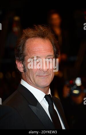 Vincent Lindon bei der Ankunft in La Grande Bellezza und Les Salauds Vorführung im Palais des Festivals im Rahmen des 66. Cannes Filmfestivals in Cannes, Frankreich am 21. Mai 2013. Foto von Nicolas Briquet/ABACAPRESS.COM Stockfoto