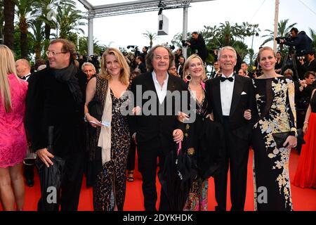 Gonzague Saint-Saint-Bris, Jean-Claude Narcy Arriving for All is Lost Vorführung im Palais des Festivals im Rahmen des 66. Filmfestivals von Cannes, in Cannes, Südfrankreich, am 22. Mai 2013. Foto von Nicolas Briquet/ABACAPRESS.COM Stockfoto