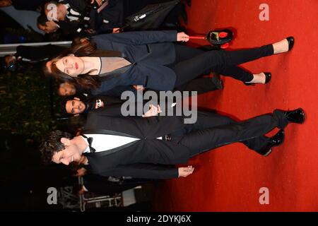 JEREMIE Elkaim, Valerie Donzelli Arriving at Only God Forgives Vorführung im Palais des Festivals im Rahmen des 66. Filmfestivals von Cannes, in Cannes, Südfrankreich, am 22. Mai 2013. Foto von Nicolas Briquet/ABACAPRESS.COM Stockfoto