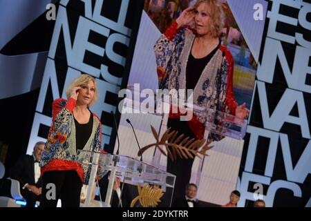 Kim Novak bei der Abschlusszeremonie im Inneren während der 66. Jährlichen Filmfestspiele von Cannes im Palais des Festivals in Cannes, Frankreich am 26. Mai 2013. Foto von Lionel Hahn/ABACAPRESS.COM Stockfoto