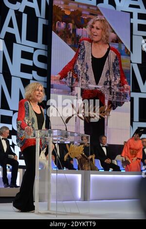 Kim Novak bei der Abschlusszeremonie im Inneren während der 66. Jährlichen Filmfestspiele von Cannes im Palais des Festivals in Cannes, Frankreich am 26. Mai 2013. Foto von Lionel Hahn/ABACAPRESS.COM Stockfoto