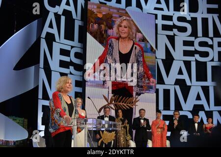 Kim Novak bei der Abschlusszeremonie im Inneren während der 66. Jährlichen Filmfestspiele von Cannes im Palais des Festivals in Cannes, Frankreich am 26. Mai 2013. Foto von Lionel Hahn/ABACAPRESS.COM Stockfoto