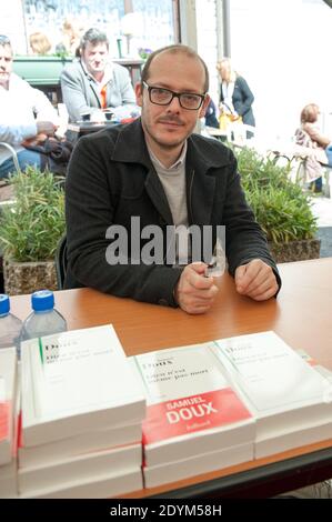 Samuel Doux bei der 3. Buchmesse Fete du Livre de Talloires am 2. Juni 2013 in Talloires, Ostfrankreich. Foto von Gilles Bertrand/ABACAPRESS.COM Stockfoto