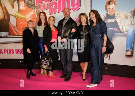 Marilou Berry, Audrey Fleurot, Nathalie Baye, Isabelle Nanty bei der Premiere von "Les reines du Ring" im Rahmen des Champs Elysees Film Festival 2013 im Gaumont Champs Elysees in Paris, Frankreich, am 17. Juni 2013. Foto von Alban Wyters/ABACAPRESS.COM Stockfoto