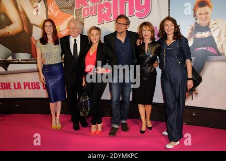 Marilou Berry, Audrey Fleurot, Nathalie Baye, Andre Dussollier bei der Premiere von "Les reines du Ring" im Rahmen des Champs Elysees Film Festival 2013 im Gaumont Champs Elysees in Paris, Frankreich, am 17. Juni 2013. Foto von Alban Wyters/ABACAPRESS.COM Stockfoto