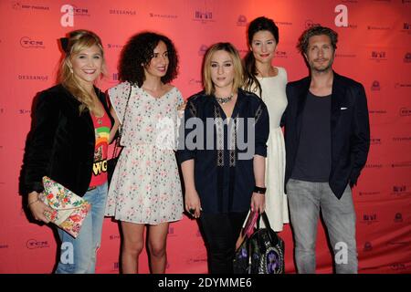 Charlie Dupont, Alice Pol, Amelle Chahbi, Berengere Krief, Marilou Berry bei der Josephine-Premiere im Rahmen des Champs Elysees Film Festival 2013 im UGC George V in Paris, Frankreich am 18. Juni 2013. Foto von Alban Wyters/ABACAPRESS.COM Stockfoto