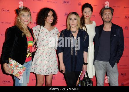 Charlie Dupont, Alice Pol, Amelle Chahbi, Berengere Krief, Marilou Berry bei der Josephine-Premiere im Rahmen des Champs Elysees Film Festival 2013 im UGC George V in Paris, Frankreich am 18. Juni 2013. Foto von Alban Wyters/ABACAPRESS.COM Stockfoto