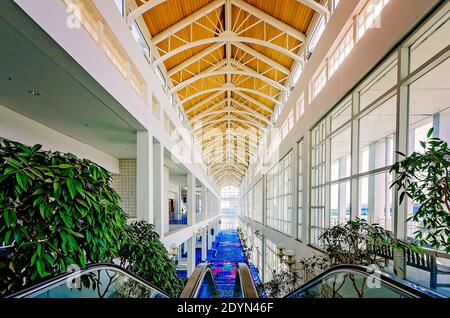 Das Arthur R. Outlaw Mobile Convention Center ist im Inneren abgebildet, 25. August 2017, in Mobile, Alabama. Stockfoto