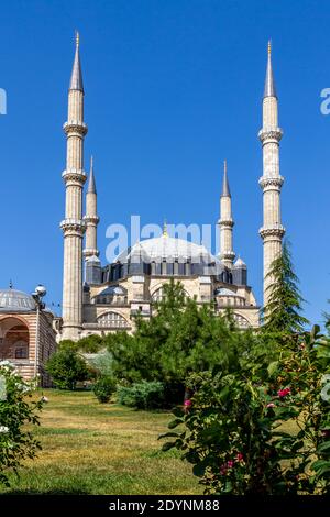 Selimiye Moschee. UNESCO-Weltkulturerbe der Selimiye-Moschee, erbaut 1575 von Mimar Sinan Stockfoto