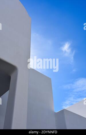 WEISSER MINIMALISMUS Stockfoto