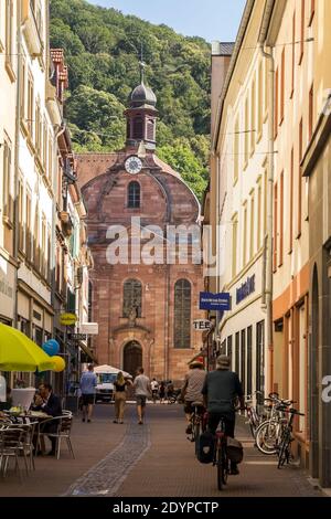 Heidelberg, 4. Juli 2019: Heidelberg. Heidelberg ist ein beliebtes Touristenziel. Heidelberg historische Stadt in Deutschland Stockfoto