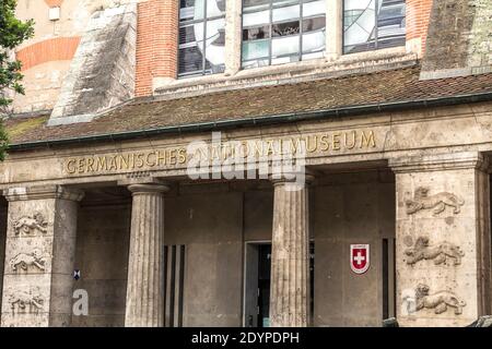 Nürnberg, Deutschland: Das Deutsche Nationalmuseum in Nürnberg. Stockfoto