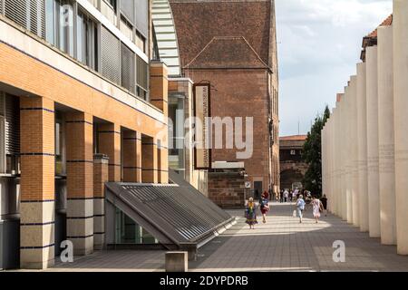 Nürnberg, Deutschland: Das Deutsche Nationalmuseum in Nürnberg. Stockfoto