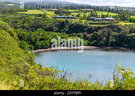 Maui, Hawaii, Kapalua, Honolua Bay Stockfoto