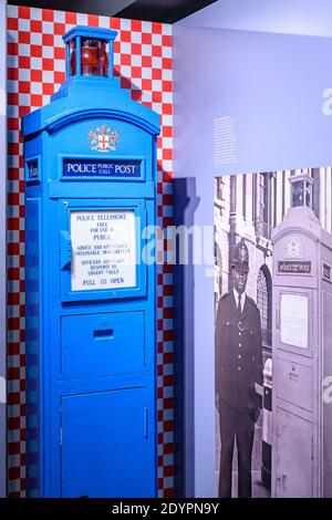 Polizeimuseum, Guildhall, London Stockfoto